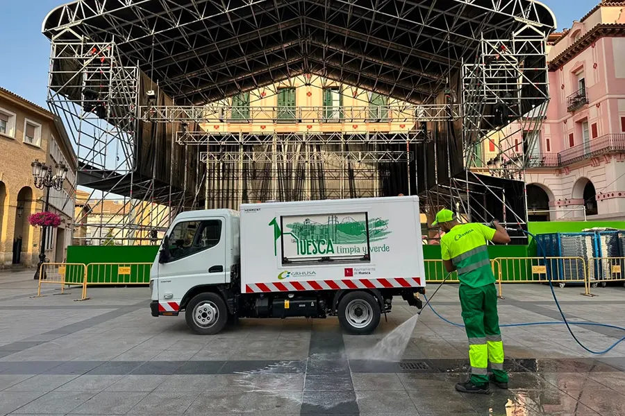 Reforzamos la limpieza durante las fiestas de San Lorenzo